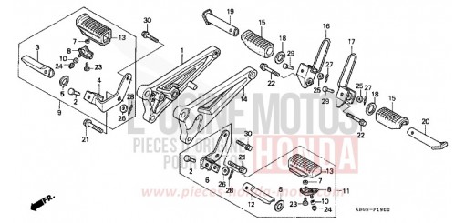 MARCHE CB250R de 1994